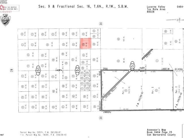 Land for sale in Lucerne Valley, California