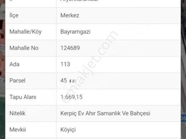 Afyon Merkez, Afyonkarahisar içerisinde satılık Bina