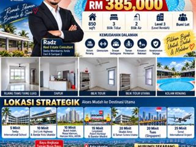 Apartment for sale in Bukit Ledang, Johor