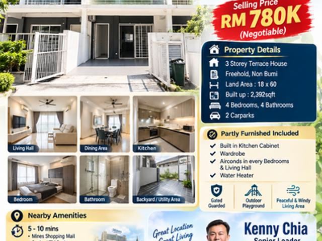 House for sale in Kajang, Langat