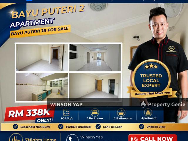 Apartment for sale in Johore Bahru, Johor