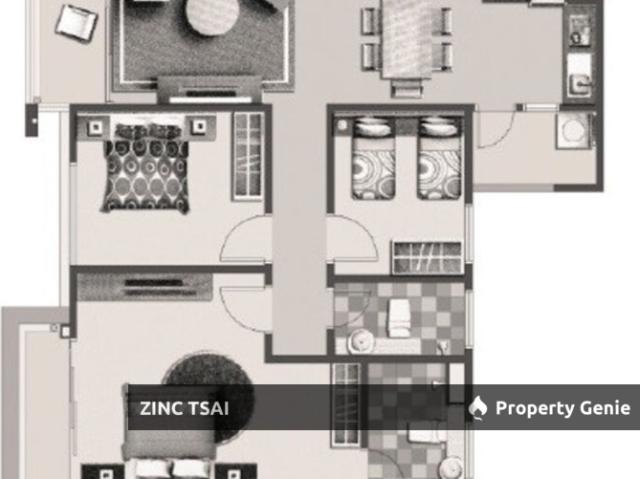 Apartment for rent in Country Heights Damansara, Kuala Lumpur