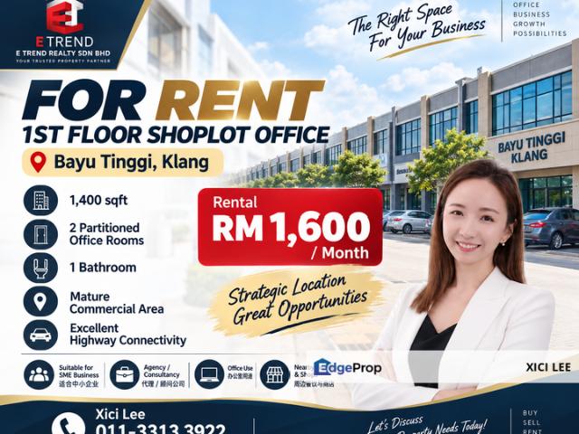 Shop for rent in Port Klang, Selangor