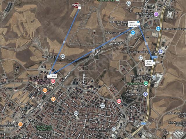 Pursaklar, Ankara içerisinde satılık Arsa