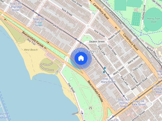 Apartment for rent in St Kilda West, Melbourne
