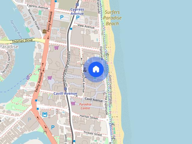 Apartment for rent in Surfers Paradise, Gold Coast City