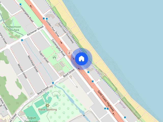 Apartment for rent in Bilinga, Gold Coast City