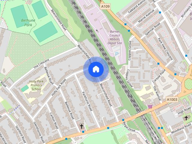 Apartment for rent in Brunswick Park, Greater London