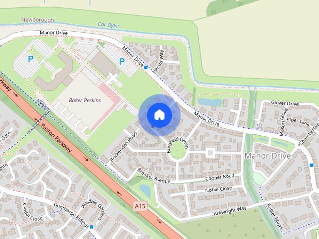 Townhouse for rent in East Gunthorpe, Peterborough