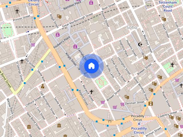 Apartment for rent in Soho, Greater London