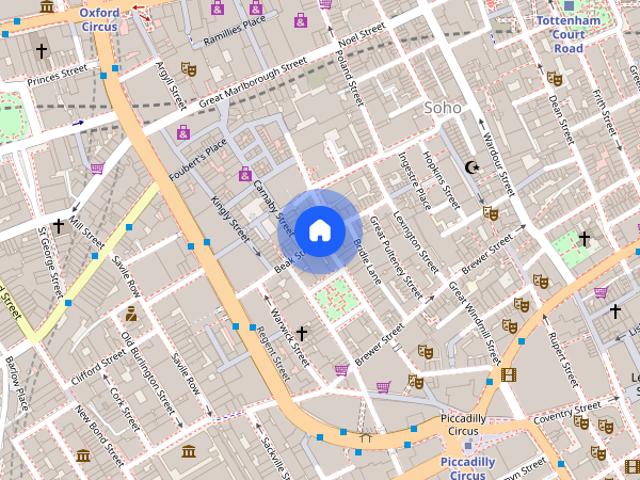 Apartment for rent in Soho, Greater London