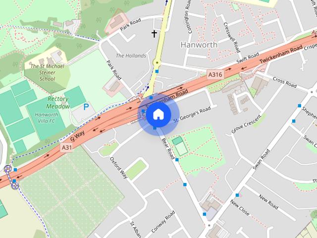 Apartment for rent in London Borough of Hounslow, Hanworth