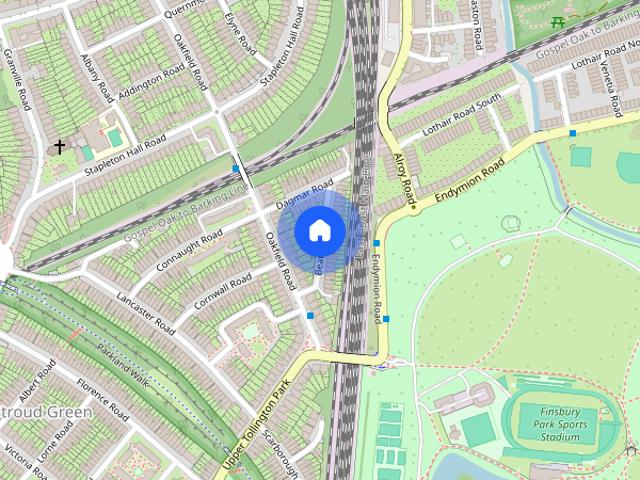 Apartment for rent in Stroud Green, Greater London