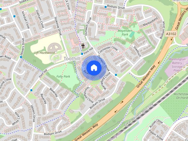 Apartment for rent in Rodbourne, Swindon