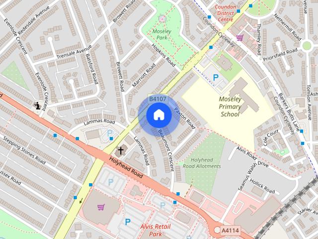 House for rent in Coundon, West Midlands