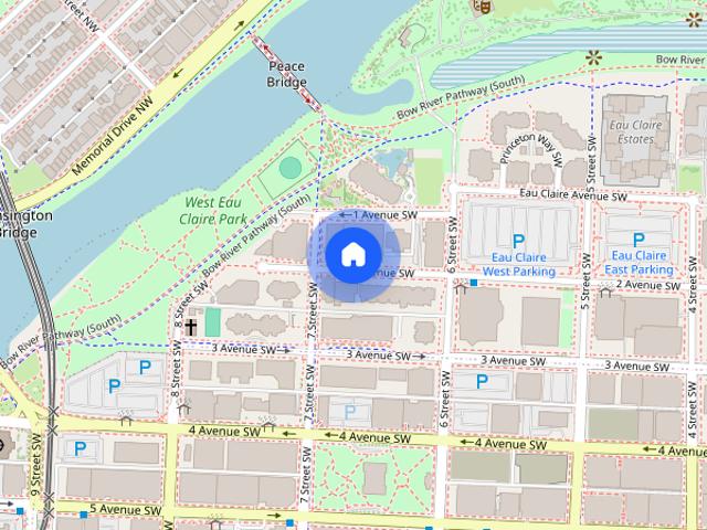 Apartment for rent in Eau Claire, Calgary