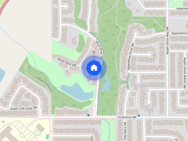 Townhouse for rent in Aspen Woods, Calgary