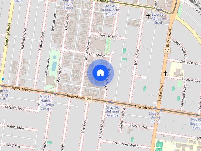 Townhouse for rent in Glen Iris, Melbourne