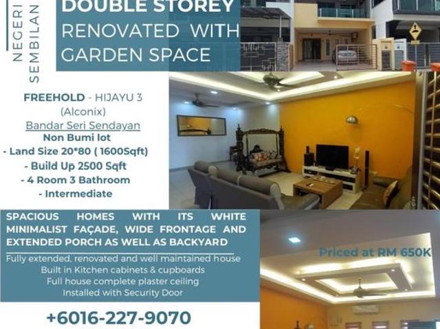 Terraced House for sale in Sendayan Village, Negeri Sembilan