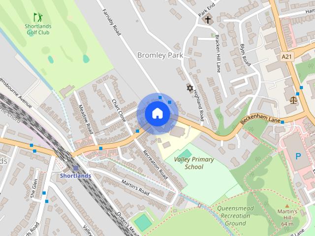 Apartment for rent in Shortlands, Greater London
