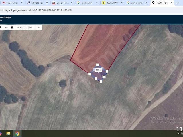 Kofçaz, Kirklareli içerisinde satılık Arsa