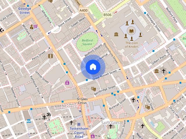 Apartment for rent in Bloomsbury