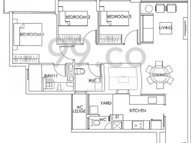 Apartment for rent in Chai Chee