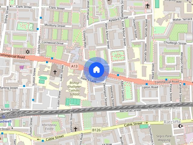 Apartment for rent in Ratcliffe, Greater London