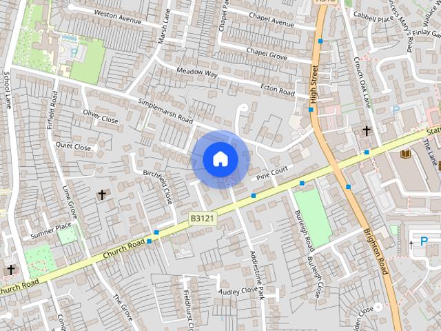 House for rent in Row Town, Surrey