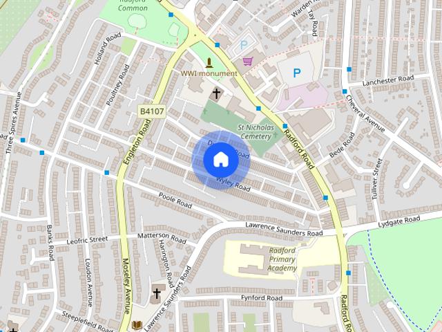 House for rent in Radford, West Midlands