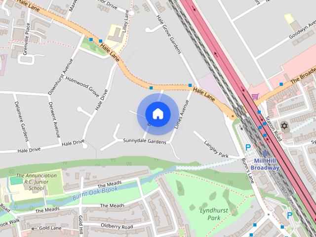 House for rent in The Hale, Greater London