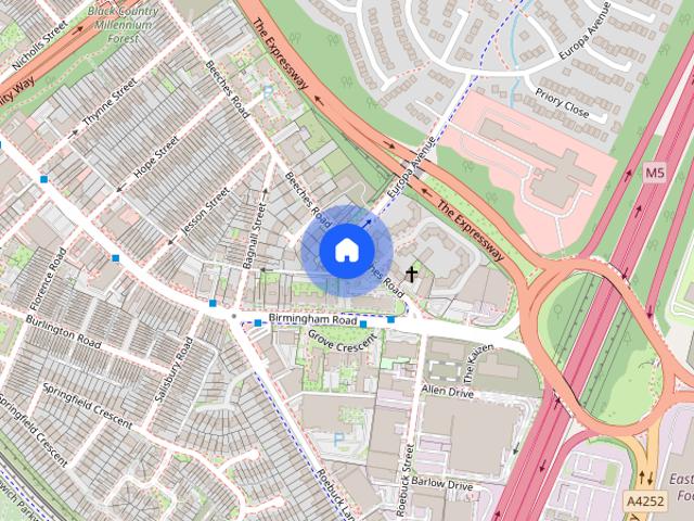 Room for rent in Mayer's Green, West Bromwich