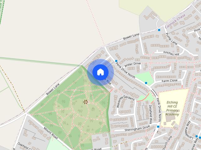 House for rent in Chadsmoor, Staffordshire