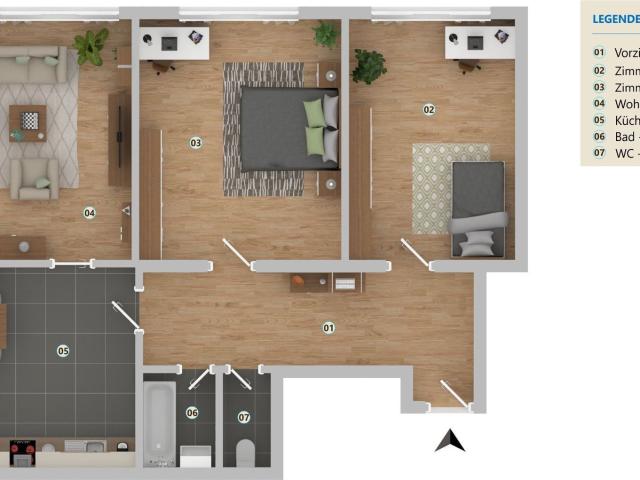 Wohnung kaufen in Gersdorf-Feistritz, Steiermark