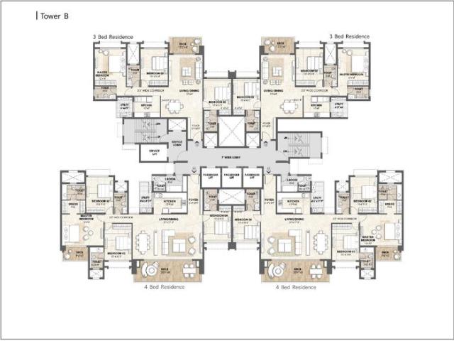 Flat for sale in Bangalore South, Cox Town - Bangalore