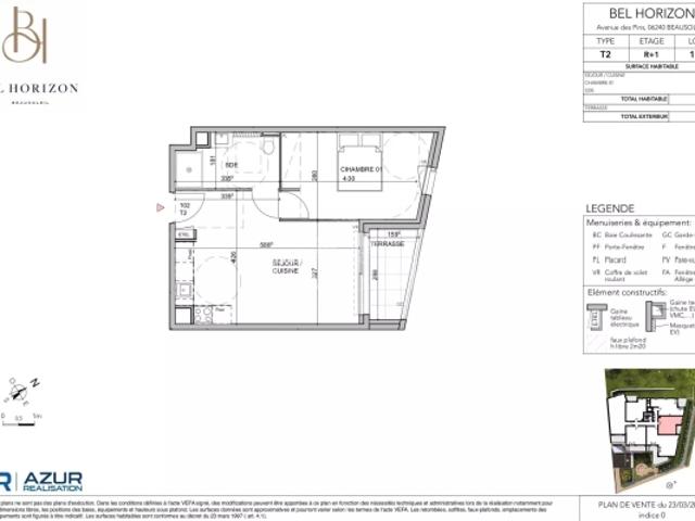Appartement vente à Nice, Beausoleil