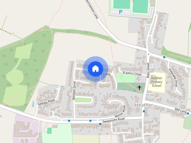 House for rent in Heather, Leicestershire