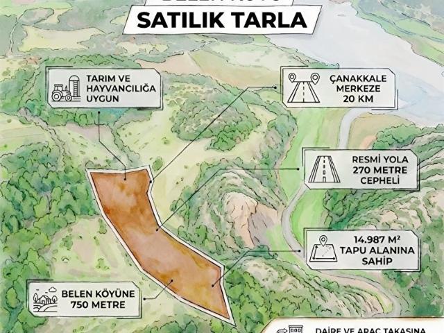 Çanakkale Merkez, Çanakkale içerisinde satılık Arsa