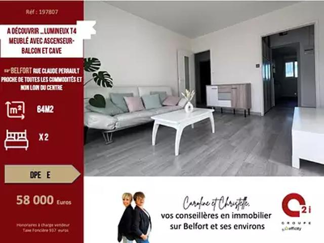 Appartement vente à Belfort, Saraz