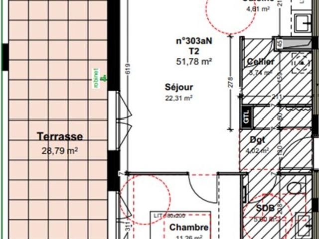 Appartement vente à Belfort, Saraz
