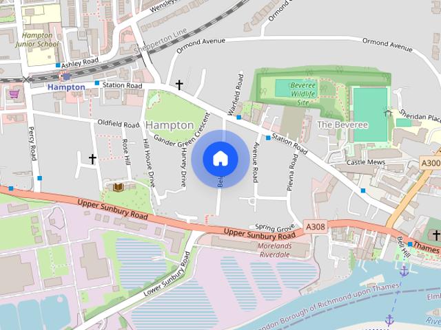 Apartment for rent in Hampton, Greater London
