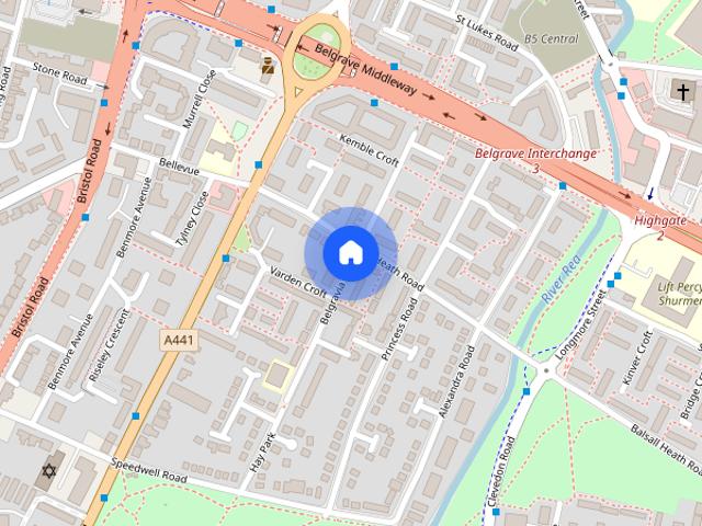 House for rent in Highgate, West Midlands