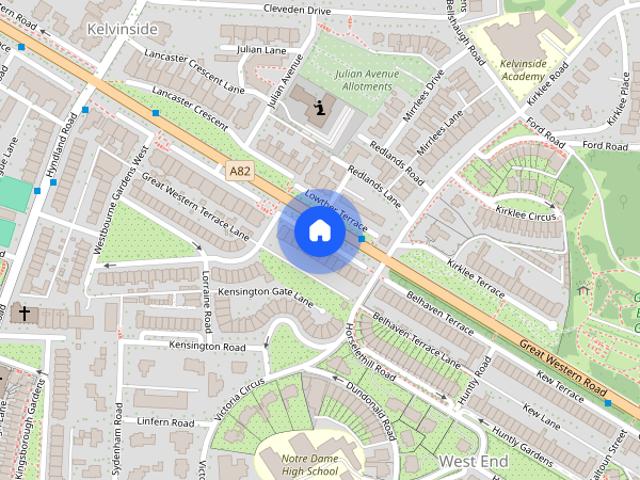 Apartment for rent in Kelvinside, Scotland