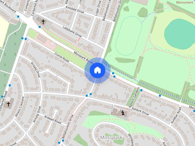 Apartment for rent in Mosspark, Scotland