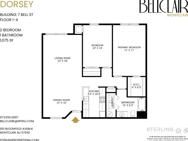 Apartment for rent in Montclair, New Jersey