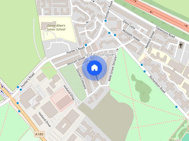 Apartment for rent in Spital Tongues, Tyne And Wear