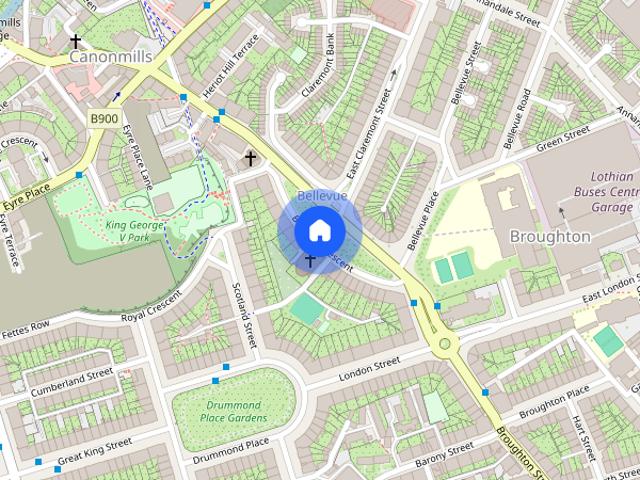 Apartment for rent in Broughton, Scotland