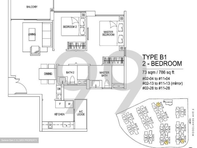 Condominium for rent in 23 North West