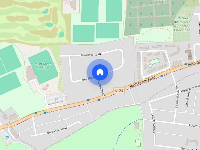 House for rent in Rush Green, Greater London
