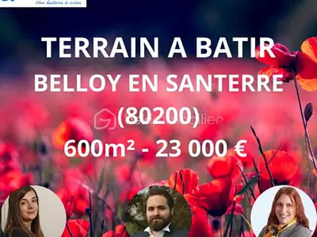 Terrain vente à Péronne, Belloy-en-santerre